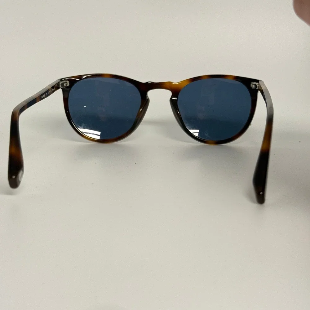 Warby Parker Haskell 215 Sunglasses Tortoise Blue‎ Lens 49-22-145 Eyewear